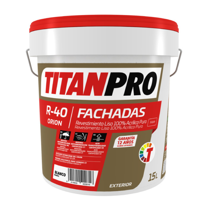Revestimiento 100% Acrílico R40 Blanco