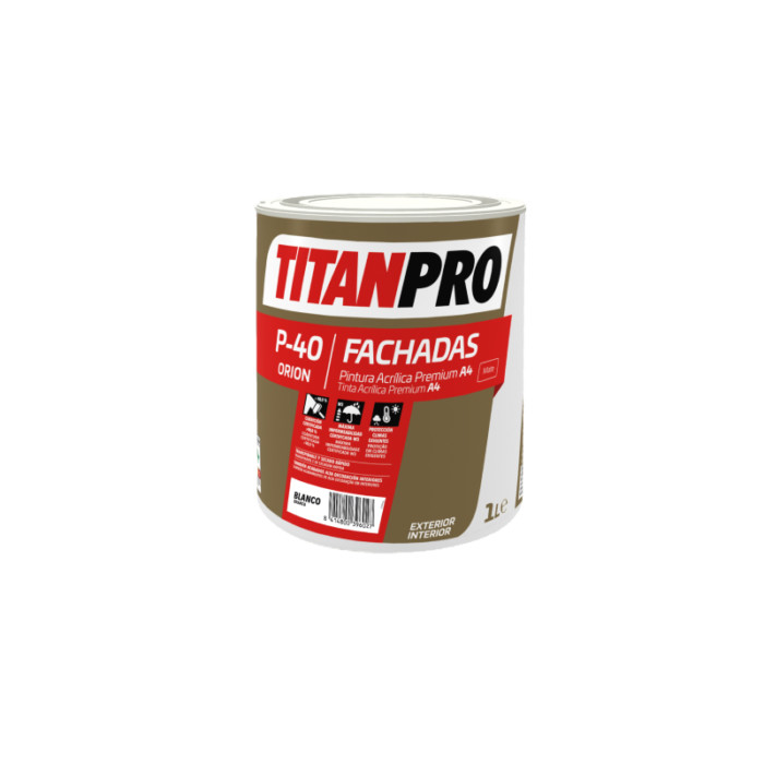 Pintura Acrílica Fachadas P40 Blanco - Imagen 2