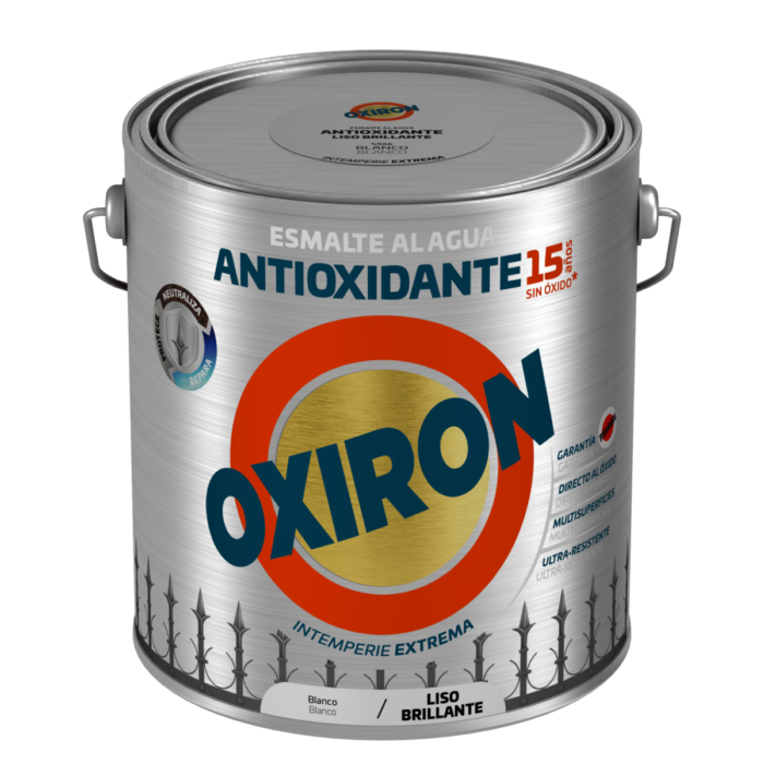 Esmalte Al Agua Antioxidante Oxiron Brillante - Imagen 2