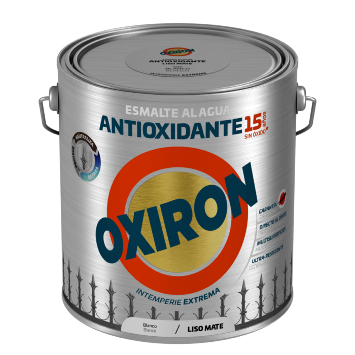Esmalte Al Agua Antioxidante Oxiron Mate - Imagen 2