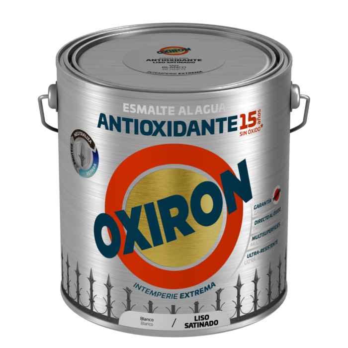 Esmalte Al Agua Antioxidante Oxiron Satinado - Imagen 2