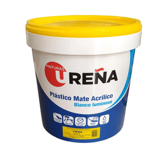Ureña Pintura Plástica Viena Blanco Luminoso