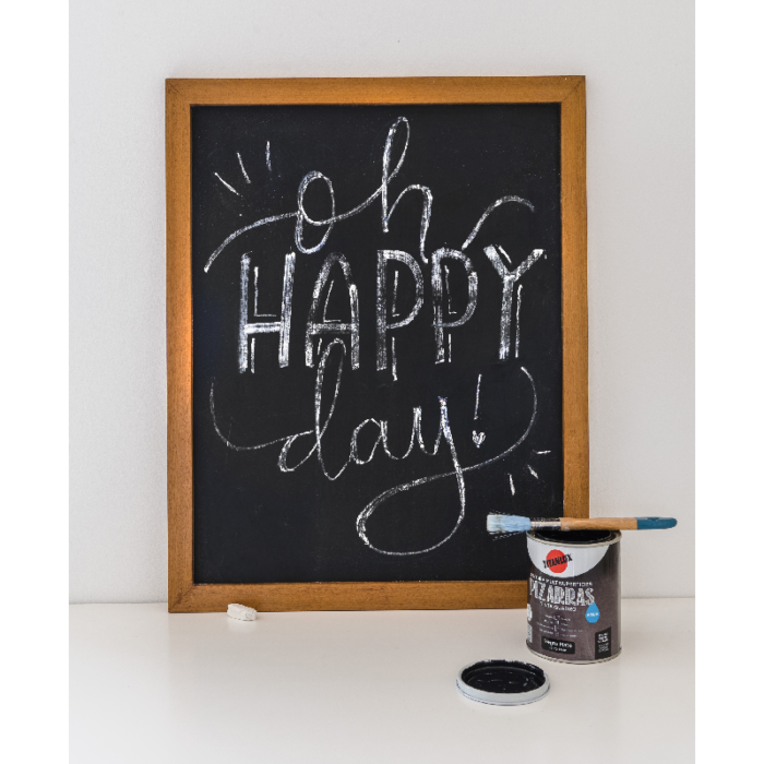 Pintura Pizarra al Agua Negro Mate 750ml - Imagen 2